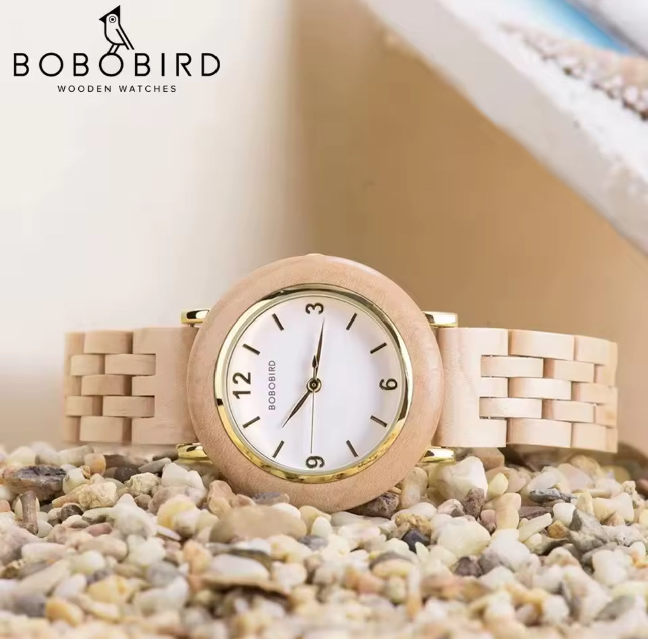 women wooden watch BOBOBIRD GT025-3