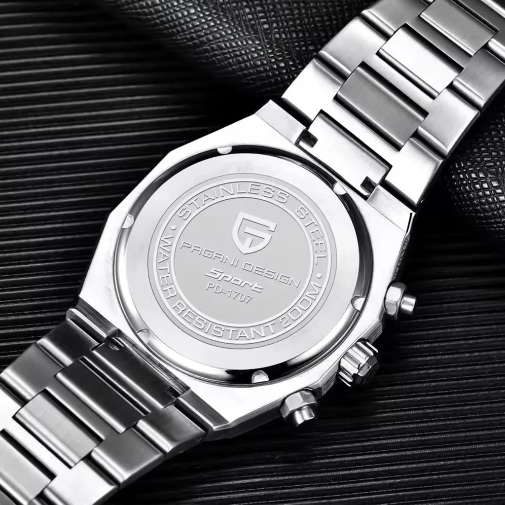 PAGANI DESIGN PD-1707 men watch blue dial 40mm